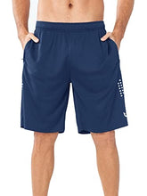 Load image into Gallery viewer, NORTHYARD Men's 10" Athletic Shorts – Quick-Dry Mesh Gym & Basketball Training Shorts in Dark Blue (3XL)