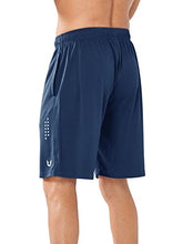 Load image into Gallery viewer, NORTHYARD Men's 10" Athletic Shorts – Quick-Dry Mesh Gym & Basketball Training Shorts in Dark Blue (3XL)