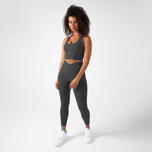 Load image into Gallery viewer, YITTY Active Women's UltraLuxe Built-in Bra Tank Top, Athleisure, 4-Way-Stretch, Onyx