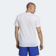 Load image into Gallery viewer, Adidas Men's Essentials Feel Ready Training T-Shirt – AEROREADY Moisture-Wicking Gym Tee | White/Black