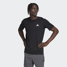 Load image into Gallery viewer, Adidas Men's Essentials Feel Ready Training T-Shirt – AEROREADY Gym Tee | Black/White