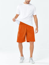 Load image into Gallery viewer, NORTHYARD Men's 10" Athletic Shorts – Quick-Dry Mesh Gym & Basketball Training Shorts in Orange