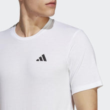 Load image into Gallery viewer, Adidas Men's Essentials Feel Ready Training T-Shirt – AEROREADY Moisture-Wicking Gym Tee | White/Black