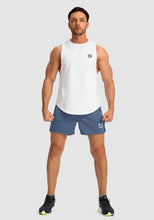 Load image into Gallery viewer, G Gradual Men's 5" Running Shorts with Zip Pockets – Quick-Dry Gym & Athletic Workout Shorts in Dusty Blue