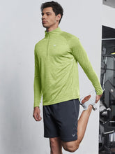 Load image into Gallery viewer, NORTHYARD Men's Short Sleeve Workout Gym Shirt – Quick Dry Athletic T-Shirt | Light Green Heather