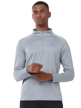 Load image into Gallery viewer, NORTHYARD Men's Short Sleeve Workout Gym Shirt – Quick Dry Athletic T-Shirt | Light Grey