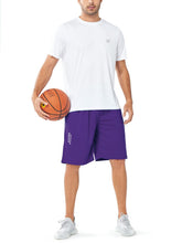 Load image into Gallery viewer, NORTHYARD Men's 10" Athletic Shorts – Quick-Dry Mesh Gym & Basketball Training Shorts in Purple