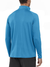 Load image into Gallery viewer, NORTHYARD Men's Short Sleeve Workout Gym Shirt – Quick Dry Athletic T-Shirt | Lake Blue