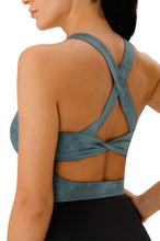 Load image into Gallery viewer, JOYSPELS Sports Bras for Women Extra Comfort Criss-Cross Back Padded Workout Tops for Women Medium Support