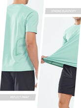 Load image into Gallery viewer, NORTHYARD Men's Workout Gym Shirts Quick Dry T-Shirts Running Athletic Short Sleeve Shirt for Men LODENFROST