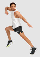 Load image into Gallery viewer, G Gradual Men's 5" Running Shorts with Zip Pockets – Quick-Dry Gym & Athletic Workout Shorts in Black