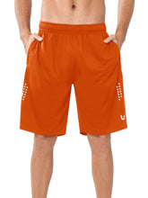 Load image into Gallery viewer, NORTHYARD Men's 10" Athletic Shorts – Quick-Dry Mesh Gym & Basketball Training Shorts in Orange
