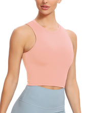 Load image into Gallery viewer, Natural Feelings Nudi Sports Bras for Women Removable Padded Yoga Tank Tops Sleeveless Fitness Workout Crop Tops