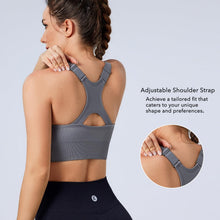 Load image into Gallery viewer, Evercute Adjustable Sports Bras for Women Racerback High Support Bras Set Padded Workout Bras Seamless Yoga Athletic Bras