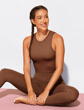 Load image into Gallery viewer, Natural Feelings Nudi Sports Bras for Women Removable Padded Yoga Tank Tops Sleeveless Fitness Workout Crop Tops
