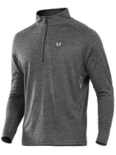 Load image into Gallery viewer, NORTHYARD Men's Short Sleeve Workout Gym Shirt – Quick Dry Athletic T-Shirt | Grey Heather