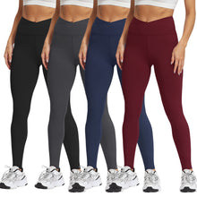 Load image into Gallery viewer, Natural Feelings Buttercloud Cross Waist Leggings for Women High Waist Cross Leggings Yoga Workout PantsTight