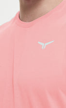 Load image into Gallery viewer, Project Titan Men's Drop Arm Tank Top – Loose Fit Cut Off Sleeveless Gym Shirt for Weightlifting & Training in Salmon Pink