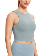 Load image into Gallery viewer, Natural Feelings Nudi Sports Bras for Women Removable Padded Yoga Tank Tops Sleeveless Fitness Workout Crop Tops