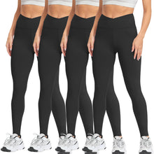 Load image into Gallery viewer, Natural Feelings Buttercloud Cross Waist Leggings for Women High Waist Cross Leggings Yoga Workout PantsTight