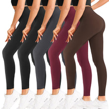 Load image into Gallery viewer, Natural Feelings Buttercloud High Waisted Leggings for Women Pack Tummy Control Athletic Yoga Pants Opaque Slim