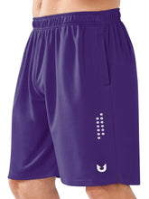Load image into Gallery viewer, NORTHYARD Men's 10" Athletic Shorts – Quick-Dry Mesh Gym & Basketball Training Shorts in Purple