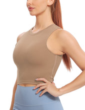 Load image into Gallery viewer, Natural Feelings Nudi Sports Bras for Women Removable Padded Yoga Tank Tops Sleeveless Fitness Workout Crop Tops