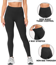 Load image into Gallery viewer, Natural Feelings Buttercloud High Waisted Leggings for Women Pack Tummy Control Athletic Yoga Pants Opaque Slim