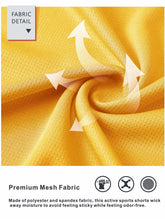 Load image into Gallery viewer, NORTHYARD Men's 10" Athletic Shorts – Quick-Dry Mesh Gym & Basketball Training Shorts in Gold