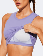 Load image into Gallery viewer, Natural Feelings Nudi Sports Bras for Women Removable Padded Yoga Tank Tops Sleeveless Fitness Workout Crop Tops