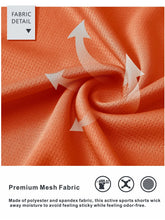 Load image into Gallery viewer, NORTHYARD Men's 10" Athletic Shorts – Quick-Dry Mesh Gym & Basketball Training Shorts in Orange