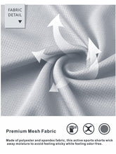 Load image into Gallery viewer, NORTHYARD Men's 10" Athletic Shorts – Quick-Dry Mesh Gym & Basketball Training Shorts in Light Grey