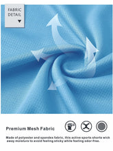 Load image into Gallery viewer, NORTHYARD Men's 10" Athletic Shorts – Quick-Dry Mesh Gym & Basketball Training Shorts in Sky Blue