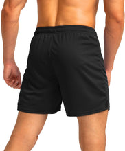 Load image into Gallery viewer, G Gradual Men's 5" Running Shorts with Zip Pockets – Quick-Dry Gym & Athletic Workout Shorts in Black