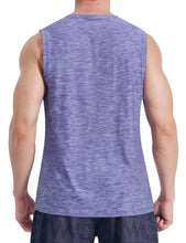 Load image into Gallery viewer, EZRUN Men's Quick Dry Muscle Tank Top – Sleeveless Gym & Athletic Workout Shirt | Purple