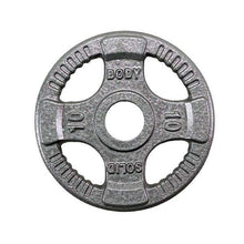 Load image into Gallery viewer, 255lb. Gray Cast Iron Grip Olympic Weight Plate Set - The Home Fitness Corp