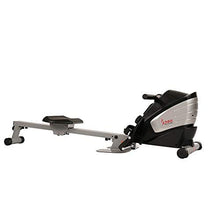Load image into Gallery viewer, Sunny Health & Fitness Dual Function Magnetic Rowing Machine w/ Digital Monitor, Multi-Exercise Step Plates, 275 LB Max Weight and Foldable - SF-RW5622