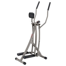 Load image into Gallery viewer, Sunny Health & Fitness SF-E902 Air Walk Trainer Elliptical Machine Glider w/LCD Monitor, 220 LB Max Weight and 30 Inch Stride