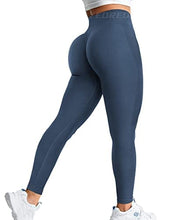 Load image into Gallery viewer, YEOREO Womens Amplify Leggings High Waisted Seamless Scrunch Legging Active Running Yoga Pant
