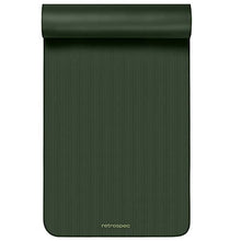 Load image into Gallery viewer, Retrospec Solana Yoga Mat 1" Thick w/Nylon Strap for Men & Women - Non Slip Exercise Mat for Home Yoga, Pilates, Stretching, Floor & Fitness Workouts - Wild Spruce