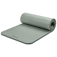 Load image into Gallery viewer, Retrospec Solana Yoga Mat 1" Thick w/Nylon Strap for Men & Women - Non Slip Exercise Mat for Home Yoga, Pilates, Stretching, Floor & Fitness Workouts - Sage
