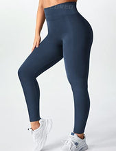 Load image into Gallery viewer, YEOREO Womens Amplify Leggings High Waisted Seamless Scrunch Legging Active Running Yoga Pant