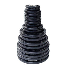 Load image into Gallery viewer, 355lb. Rubber Olympic Grip Plate Set Olympic Weight Set - The Home Fitness Corp