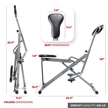 Load image into Gallery viewer, Sunny Health & Fitness Squat Assist Row-N-Ride™ Trainer for Glutes Workout with Online Training Video