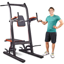 Load image into Gallery viewer, HARISON Multifunction Power Tower with Bench Pull up Bar dip station for Home Gym workout Strength Training Fitness Equipment