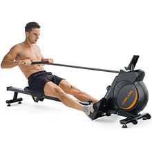 Load image into Gallery viewer, YOSUDA Magnetic Rowing Machine 350 LB Weight Capacity - Foldable Rower for Home Use with LCD Monitor, Tablet Holder and Comfortable Seat Cushion