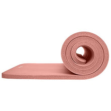 Load image into Gallery viewer, Retrospec Solana Yoga Mat 1" Thick w/Nylon Strap for Men & Women - Non Slip Exercise Mat for Home Yoga, Pilates, Stretching, Floor & Fitness Workouts - Rose