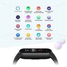 Load image into Gallery viewer, Amazfit Band 5 Activity Fitness Tracker with Alexa Built-in, 15-Day Battery Life, Blood Oxygen, Heart Rate, Sleep & Stress Monitoring, 5 ATM Water Resistant, Fitness Watch for Men Women Kids, Black