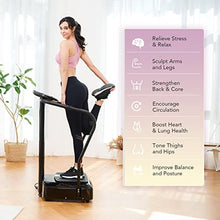 Load image into Gallery viewer, 2000W Whole Body Vibration Platform Exercise Machine with MP3 Player (180 Speed Levels Platform)