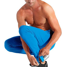 Load image into Gallery viewer, BROKIG Mens Zip Joggers Pants - Casual Gym Workout Track Pants Comfortable Slim Fit Tapered Sweatpants with Pockets (Electric Blue)